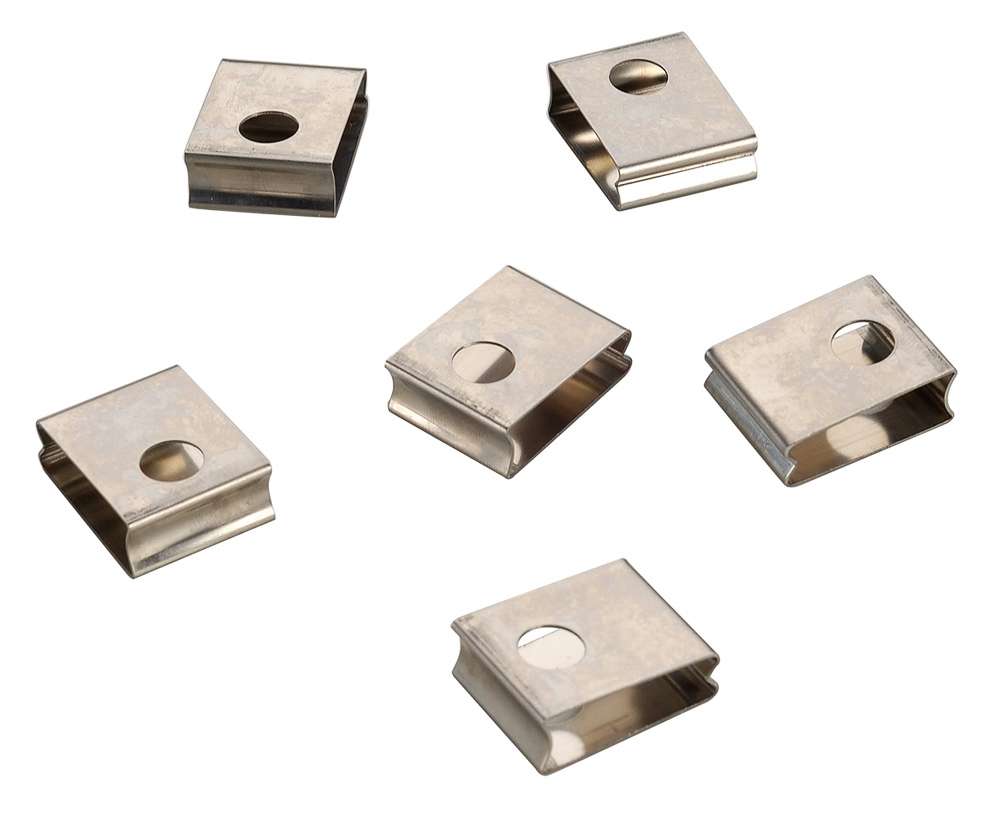 Kollektion 2020: EUTRAC Federclip für 3 Phasen Einbauschiene ( 6er Pack